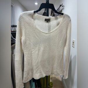 Mantovani Studio Cream Long Sleeve Sweater